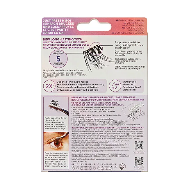 Kiss imPRESS Long Lasting Multi 01 Lashes thumbnail 2