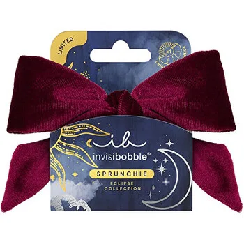 Invisibobble Sprunchie Original Eclipse Velvet Grace Bow Hair Scrunchie thumbnail 4