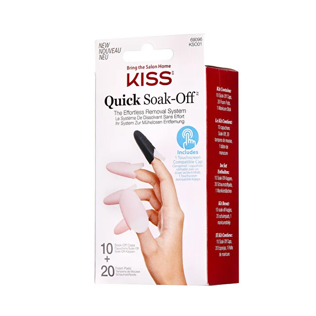Kiss Kiss Soak Off Remover Caps ( 20 pcs ) thumbnail 2