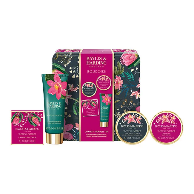 Baylis & Harding Boudoire Body Care Gift Set - Tropical Paradise 4 pcs thumbnail 2