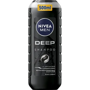 Nivea Revitalizing shampoo for oily hair and scalp Men (Deep Shampoo) - 500 ml thumbnail 2