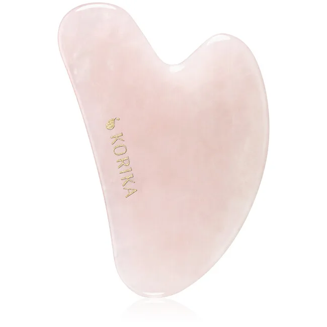 KORIKA Gua Sha massage stone made of rose quartz (Gua Sha Stone) thumbnail 2