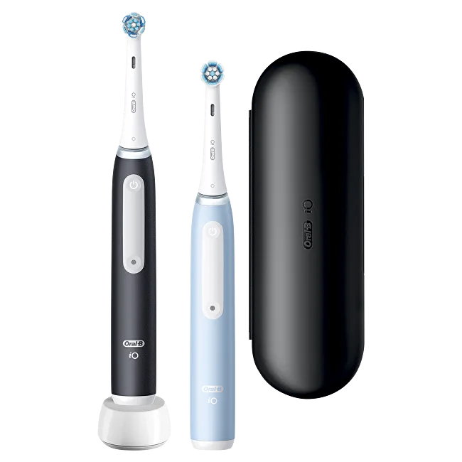 ORAL-B Electric toothbrush Series iO 3 Duo Black/Ice Blue 2 pcs thumbnail 2