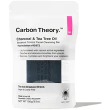 Carbon Theory Charcoal & Tea Tree Oil Breakout Control Cleansing Soap (Facial Cleansing Bar) 100 g thumbnail 2
