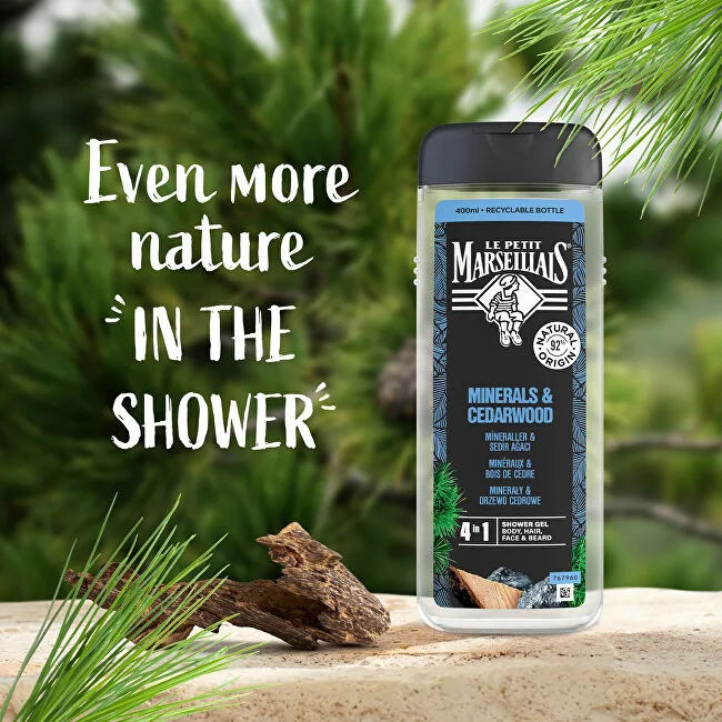 Le Petit Marseillais 4 in 1 Minerals & Cedarwood Shower Gel thumbnail 5