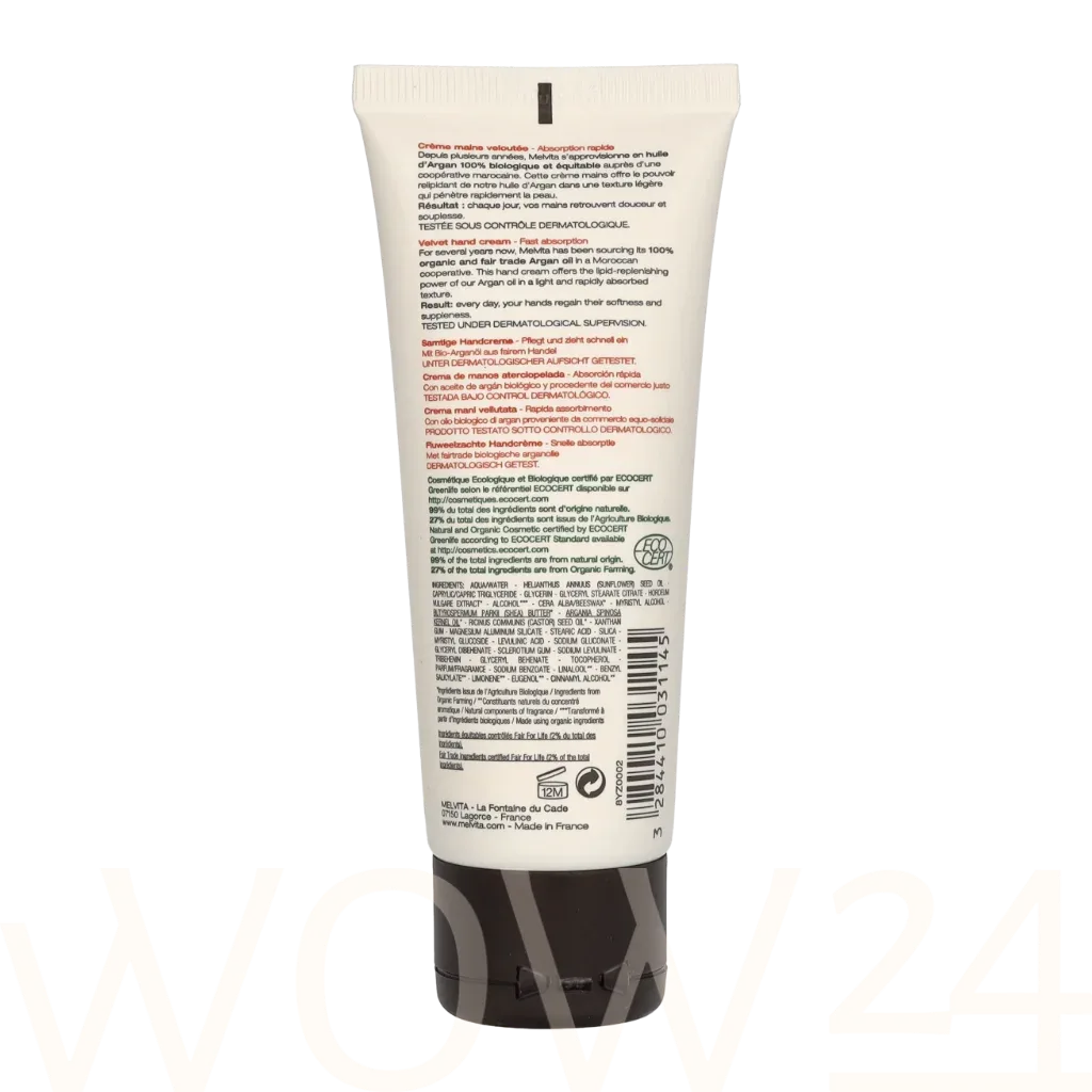 Melvita Melvita L'Argan Bio Velvety Hand Cream thumbnail 3