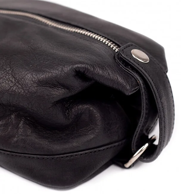SEGALI Leather cosmetic bag 1030 black thumbnail 2