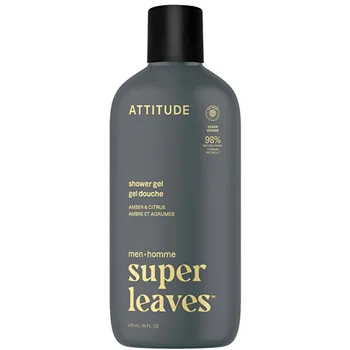 Attitude Men´s shower gel Super Leaves Amber & Citrus (Shower Gel) 415 ml thumbnail 2