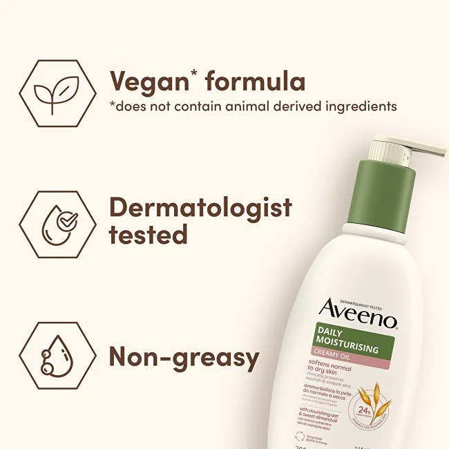 Aveeno Daily Moisturising Creamy Oil thumbnail 6
