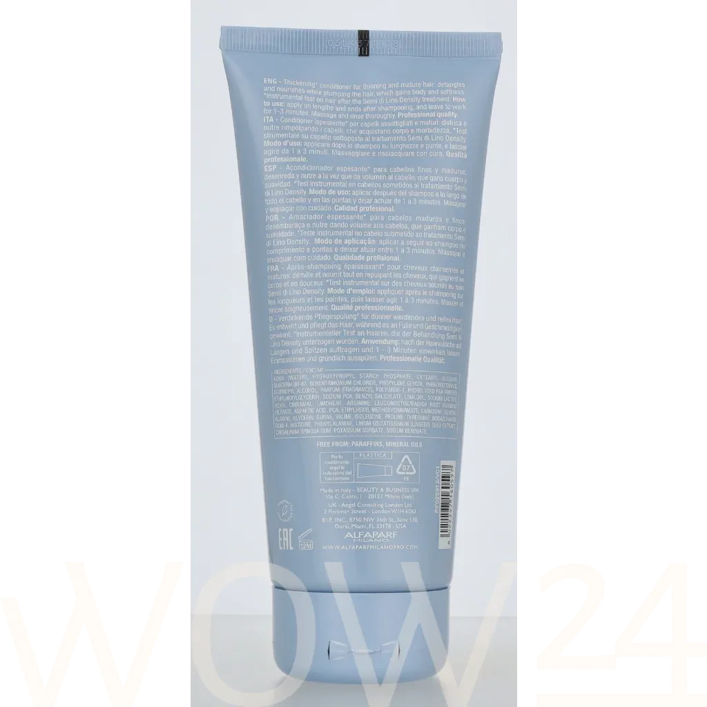 Alfaparf Milano Semi Di Lino Density Thickening Conditioner thumbnail 3