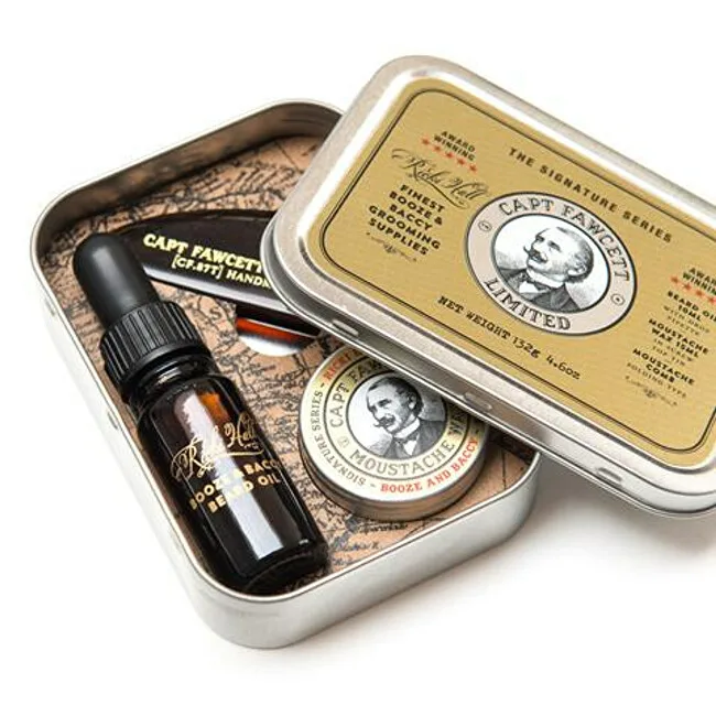 Captain Fawcett Ricki Hall´s Booze & Baccy Gift Set thumbnail 2