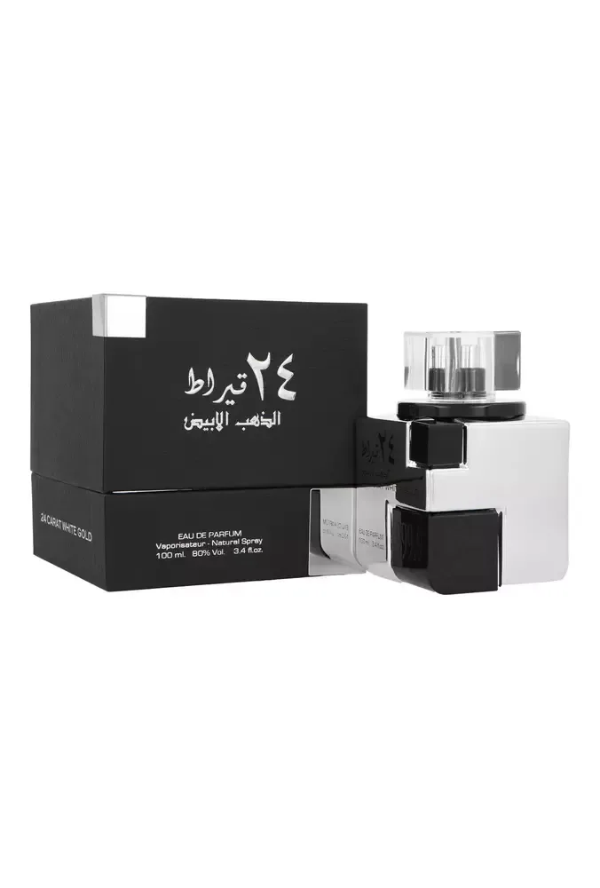 Lattafa perfumes 24 carat white gold thumbnail 3