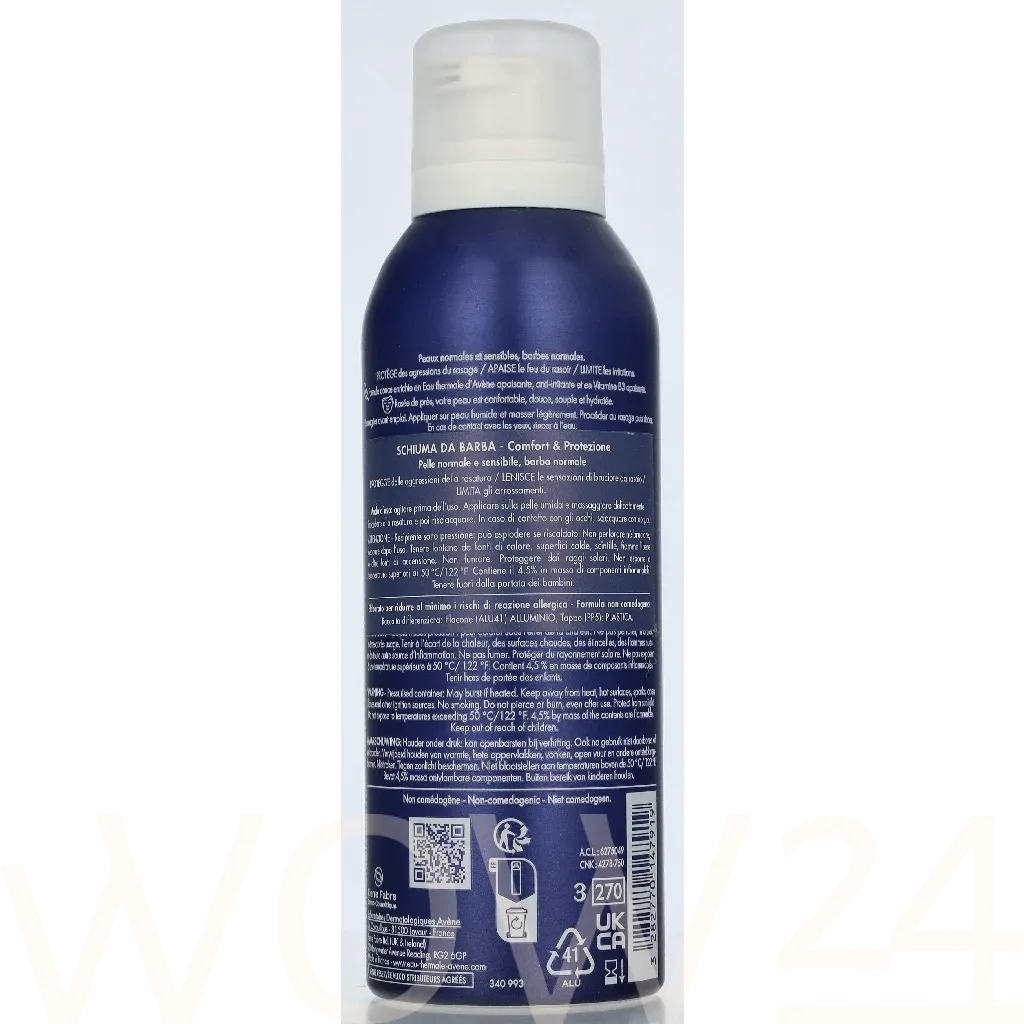 Avene Men shaving foam comfort & protection thumbnail 3