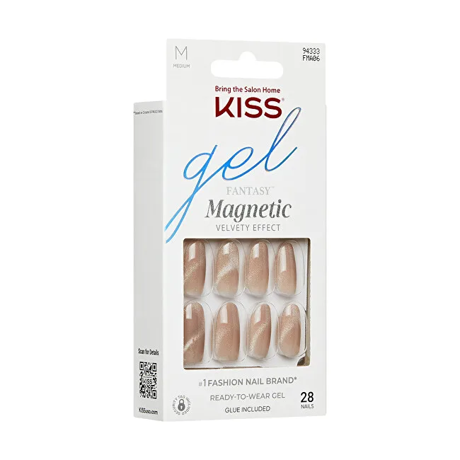 Kiss Gel nails Gel Fantasy Magnetic (Drama) 28 pcs thumbnail 2