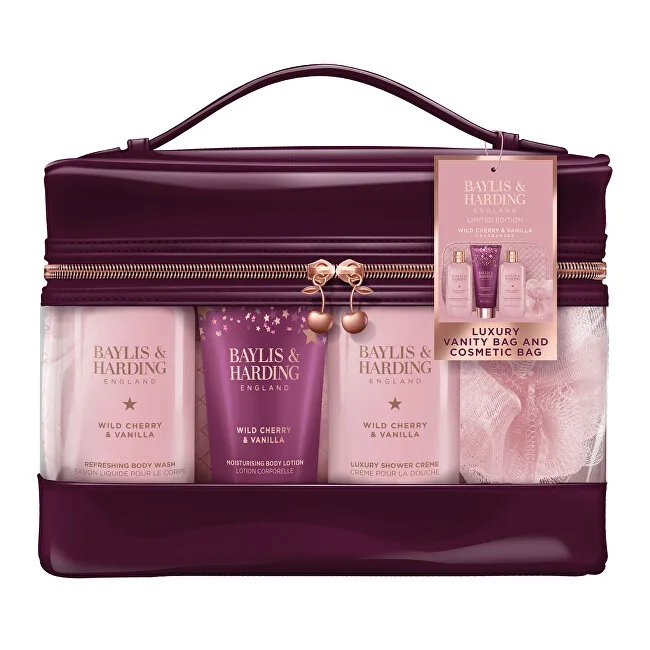 Baylis & Harding Gift set in a toiletry bag Wild Cherry & Vanilla 5 pcs thumbnail 2