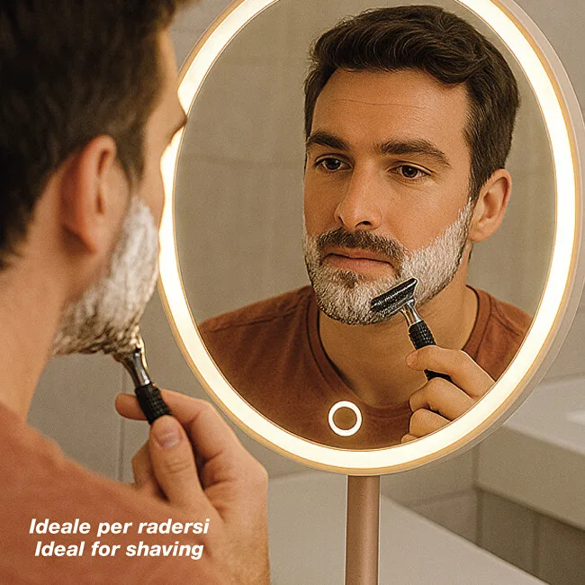 Beper Rechargeable cosmetic mirror with LED lighting P302VIS051 thumbnail 6