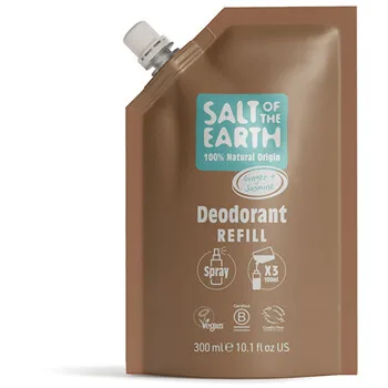 Salt Of The Earth Deodorant spray Ginger & Jasmine Deodorant Refill - 300 ml thumbnail 2