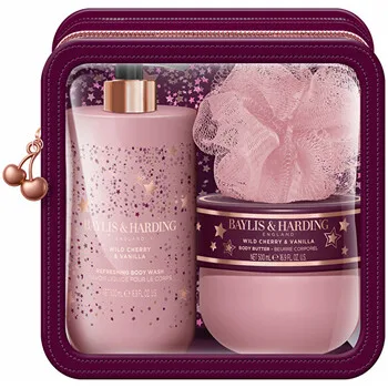 Baylis & Harding Wild Cherry & Vanilla Body Care Gift Set in a Bag 3 pcs thumbnail 5