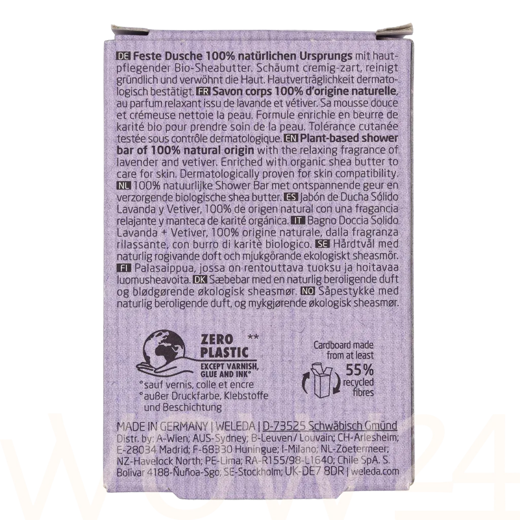 Weleda Shower Bar Lavender + Vetiver thumbnail 3