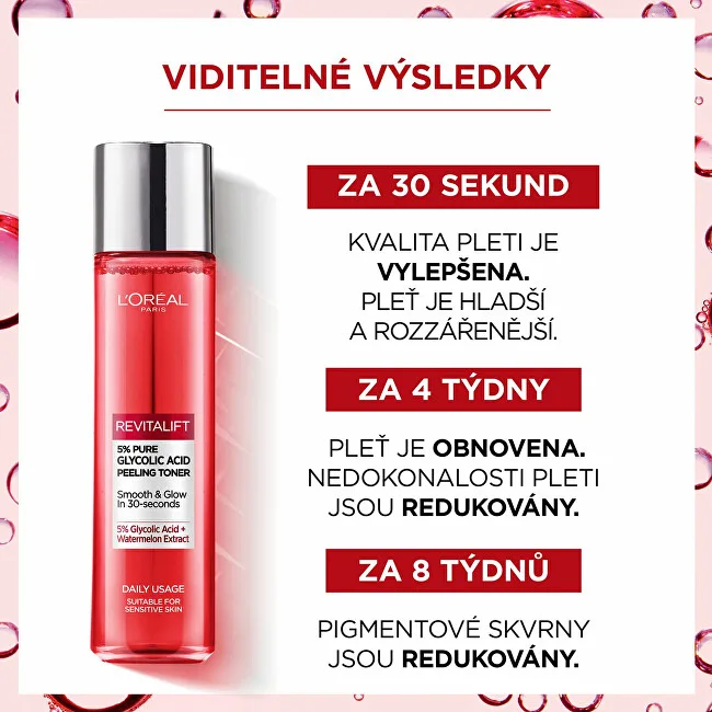 Loreal Revitalift 5% Pure Glycolic Acid Peeling Toner thumbnail 4