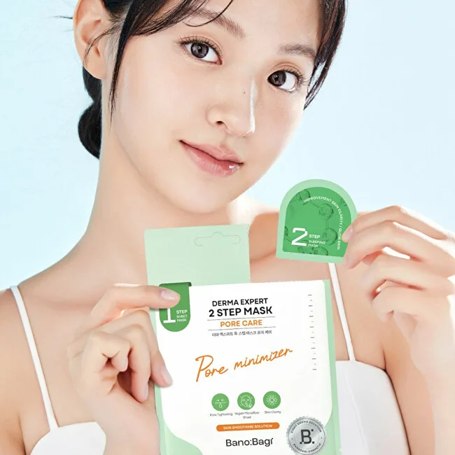 BANOBAGI Two-phase mask for reducing enlarged pores Derma Expert Pore Care (2 Step Mask) 25+2 g thumbnail 4