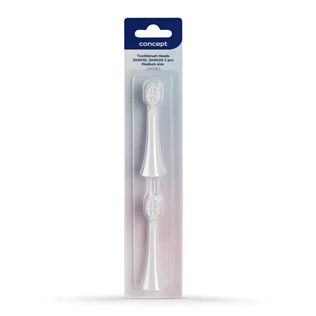 Concept "v" design Replacement heads for children´s toothbrushes ZK6010, ZK6020 Medium ZK0062 2 pcs thumbnail 3