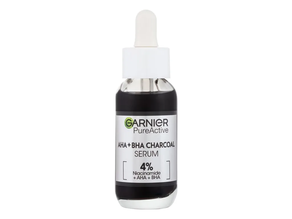 Pure active aha + bha charcoal serum