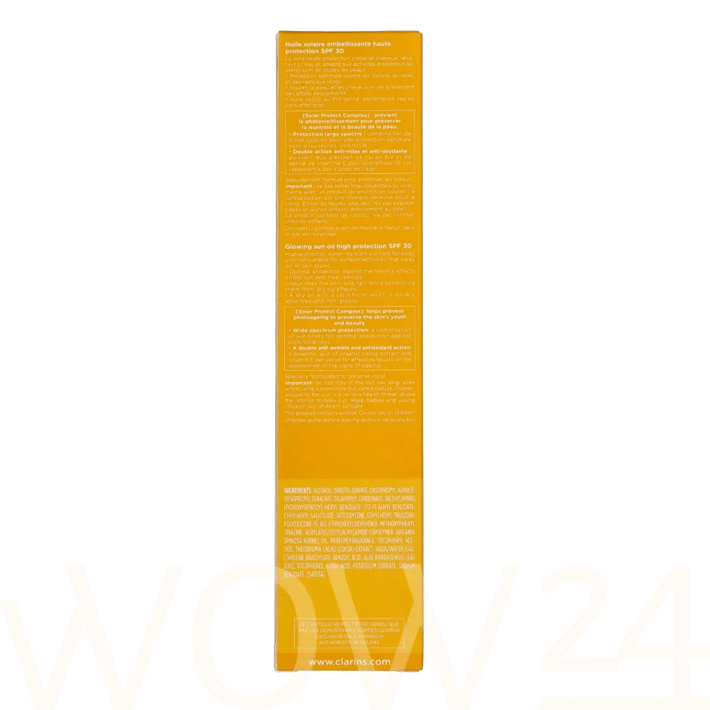 Clarins Sun Care Glowing Sun Oil thumbnail 3