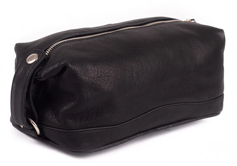 SEGALI Leather cosmetic bag 1030 black thumbnail 5