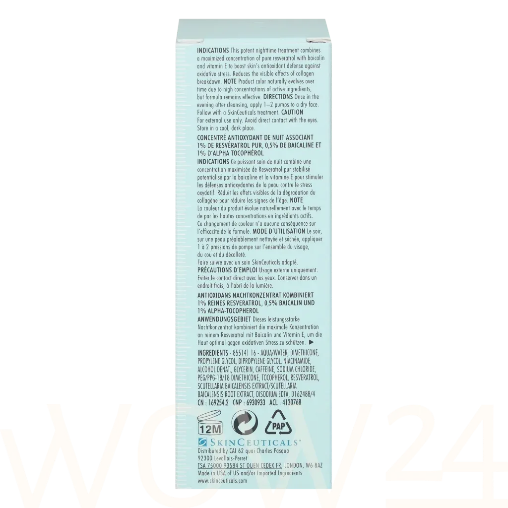Skinceuticals SkinCeuticals Resveratrol B E Antioxydant thumbnail 3