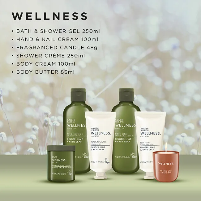 Baylis & Harding Ginger, Lime & Basil Leaf Body Care Gift Set with Candle 6 pcs thumbnail 3