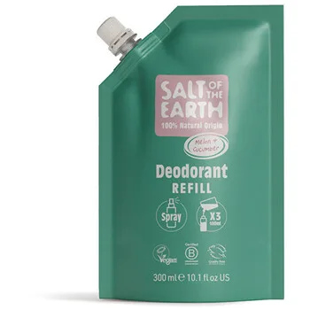 Salt Of The Earth Deodorant spray Melon & Cucumber Deodorant Refill - 300 ml thumbnail 2