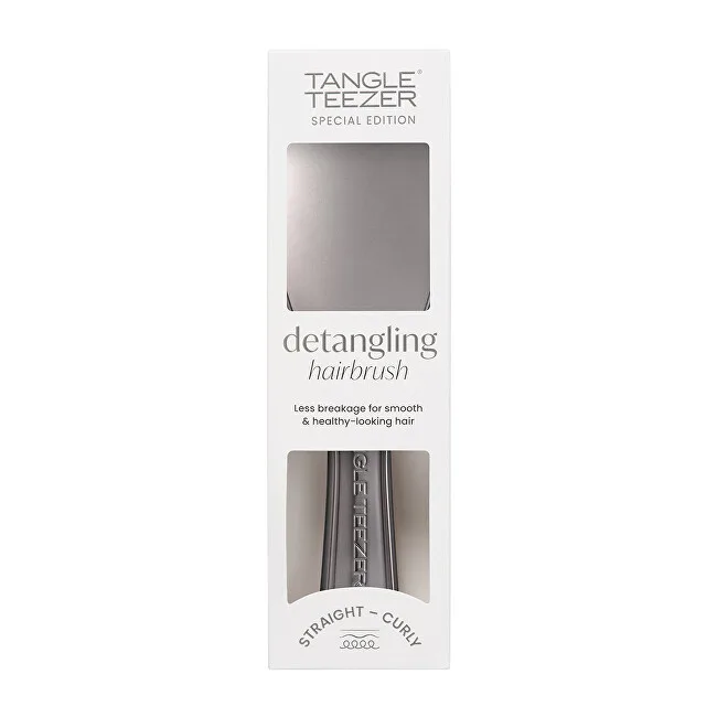 Tangle Teezer Ultimate Detangler Chrome Midnight Silver hair brush thumbnail 2