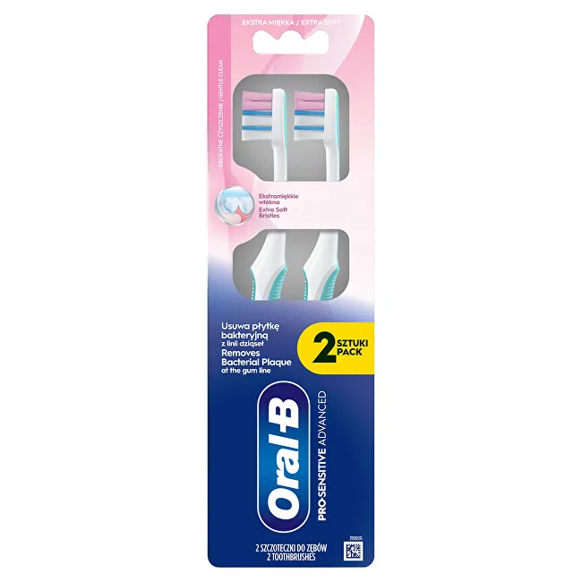 ORAL-B Pro-Sensitive Soft Toothbrush 2 pcs thumbnail 2