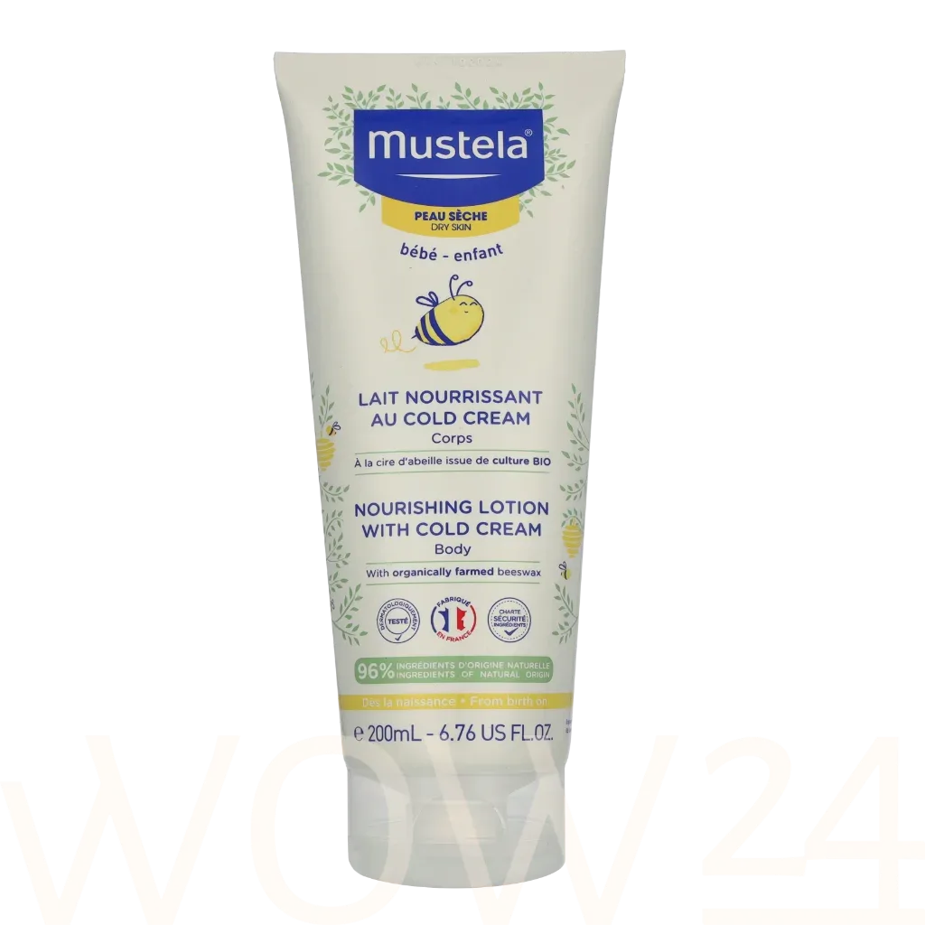 Mustela Bébé nourishing lotion with cold cream thumbnail 4
