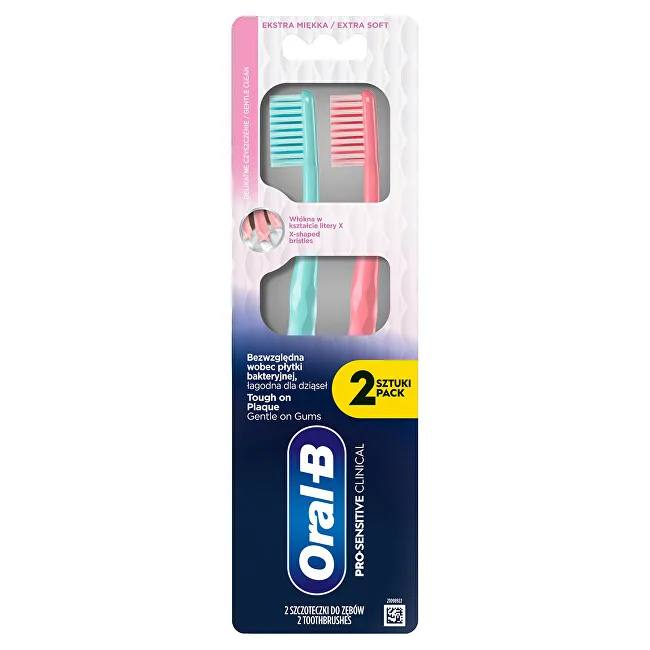 ORAL-B Toothbrush Pro Sensitive-Clinical 2 pcs thumbnail 2