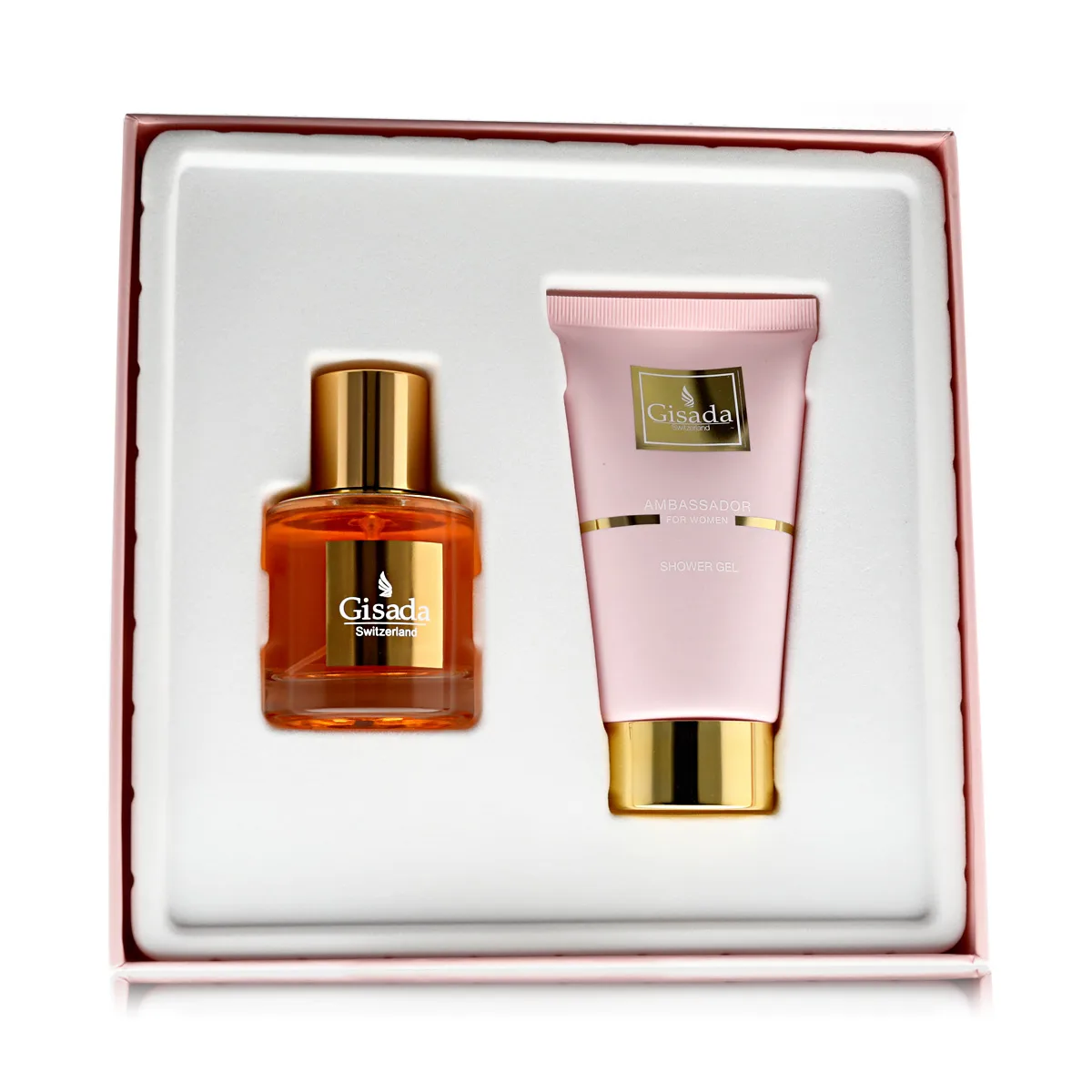 Gisada Set Gisada: Ambassadora, Eau De Parfum, For Women, 50 ml + Ambassador, Cleansing, Shower Gel, All Over Body, All Skin Types, 100 ml thumbnail 2