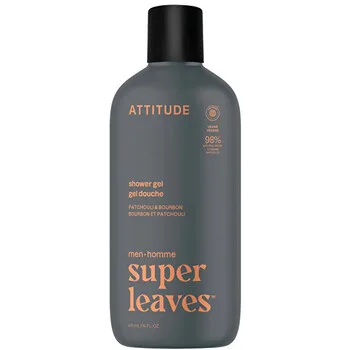 Attitude Men´s shower gel Super Leaves Patchouli & Bourbon (Shower Gel) 415 ml thumbnail 2