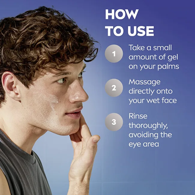 Nivea Men Hydrocare Cleansing Gel (Face Wash) thumbnail 3