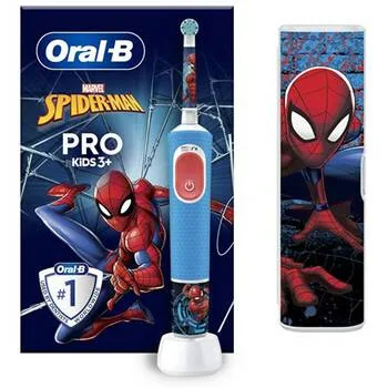 ORAL-B Vitality Pro Kids Spiderman electric toothbrush with travel case thumbnail 5