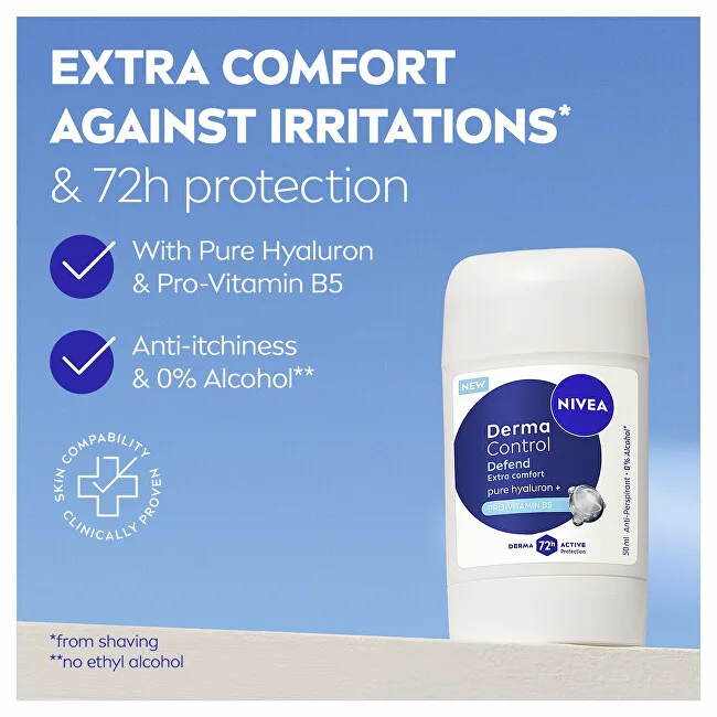 Nivea Solid antiperspirant Derma Control Defend (Antiperspirant) 50 ml thumbnail 2