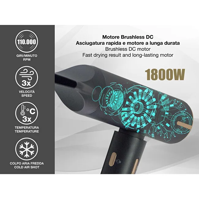 Beper Hair dryer with brushless motor P301ASC010 thumbnail 2