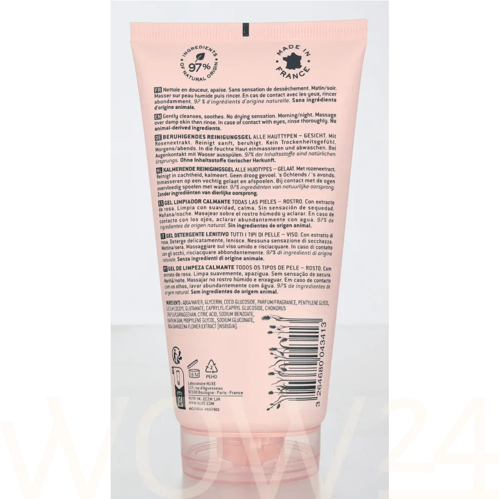 Nuxe Very Rose Soothing Cleansing Gel thumbnail 3