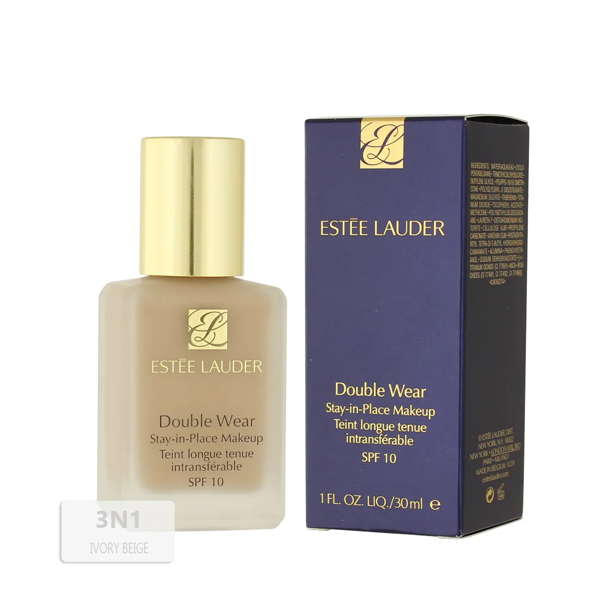 Esteé Lauder long-lasting makeup SPF 10 30 ml 3N1 Ivory Beige Double Wear Stay-in-Place thumbnail 8