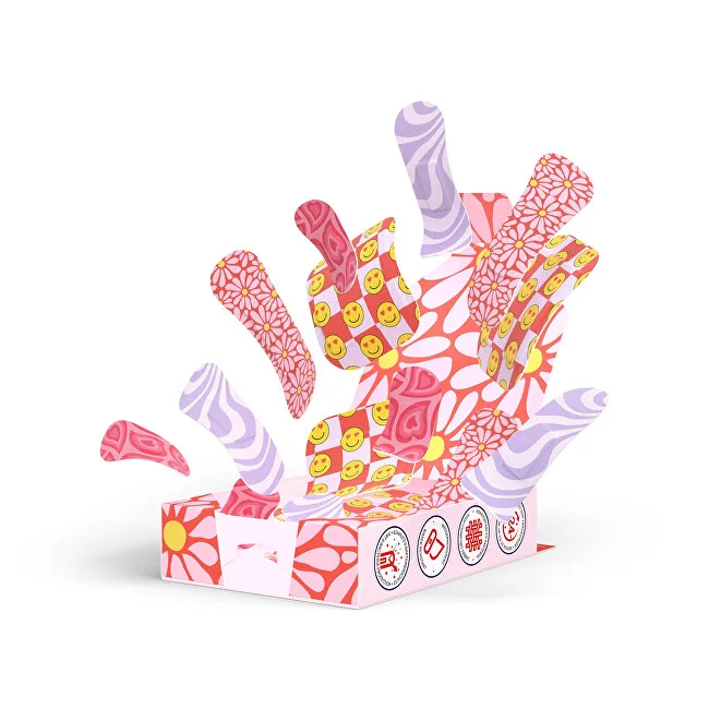 Wild Stripes Plasters Classic Sensitive Pastel Fun Plasters 20 pcs thumbnail 7