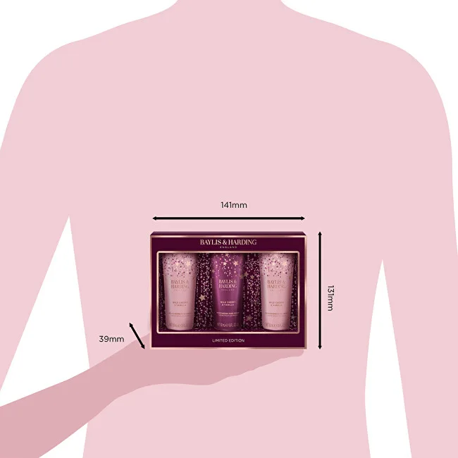 Baylis & Harding Wild Cherry & Vanilla Hand Cream Gift Set 3 pcs thumbnail 4
