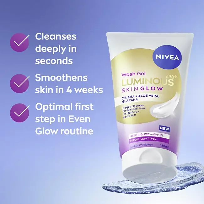Nivea Luminous Skin Glow Wash Gel thumbnail 2