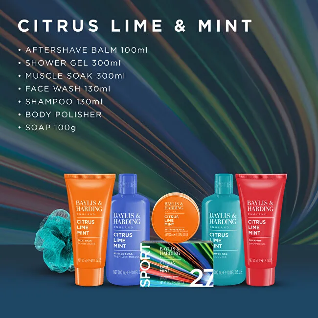 Baylis & Harding Citrus, Lime & Mint Body Care Gift Set 7 pcs thumbnail 3