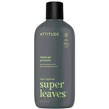 Attitude Men´s shower gel Super Leaves Matcha & Bergamot (Shower Gel) 415 ml thumbnail 2