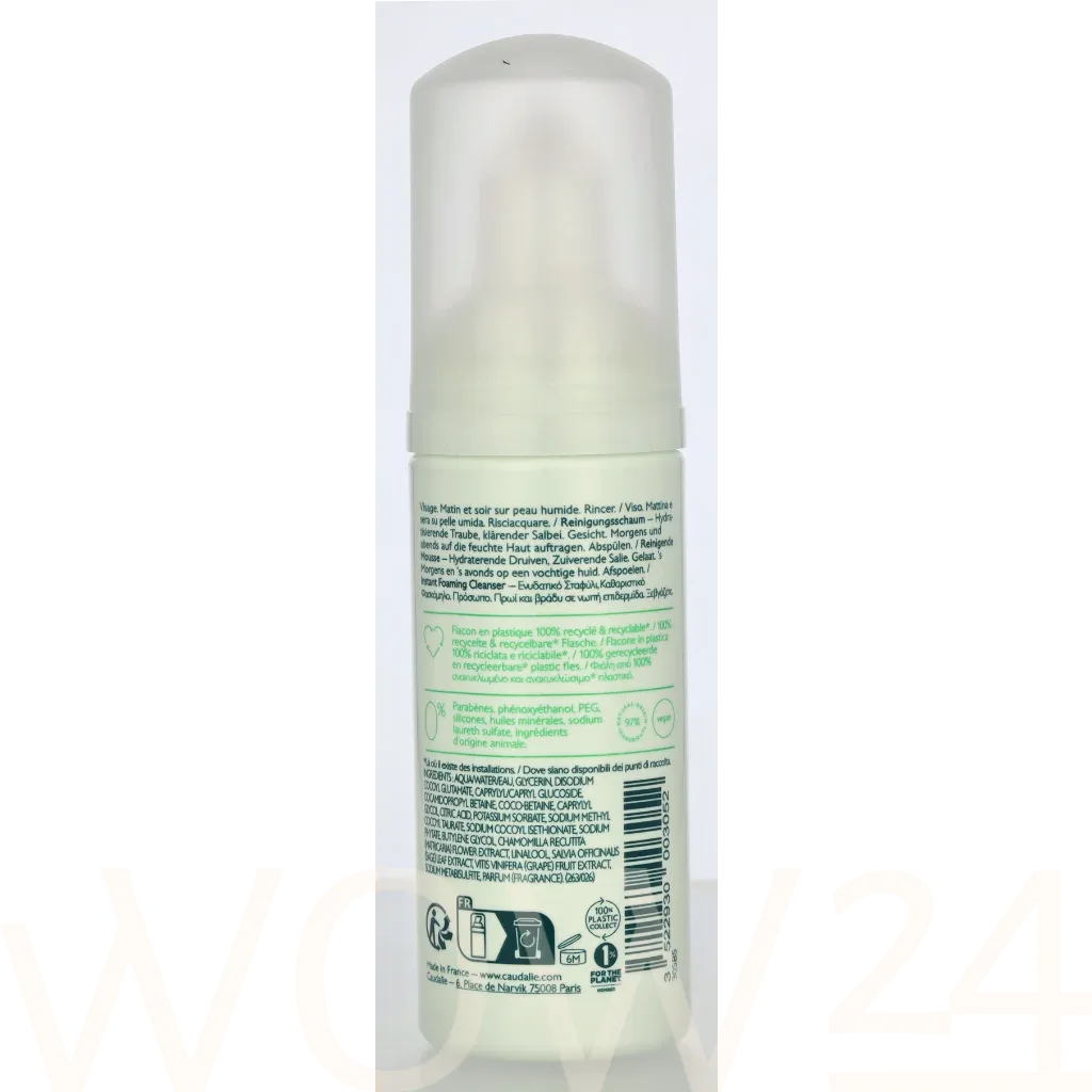 Caudalie Vinoclean instant foaming cleanser thumbnail 3